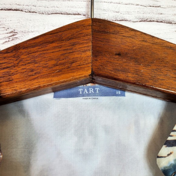 Tart Ezra Dress Summer Breeze Women's Size XS Elastic Waistband V-Neck - Picture 4 of 10